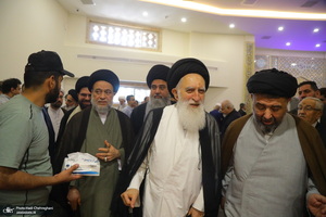 مراسم افتتاح حسینیه آیت الله العظمی بروجردی (ره) در شهر سامرا