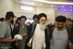 مراسم افتتاح حسینیه آیت الله العظمی بروجردی (ره) در شهر سامرا