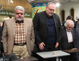 دیدار جمعی از شاعران و اهالی فرهنگ و ادب با رهبر معظم انقلاب