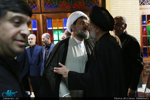 مراسم ختم مادر حجت الاسلام و المسلمین محتشمی پور در مسجد نور-2