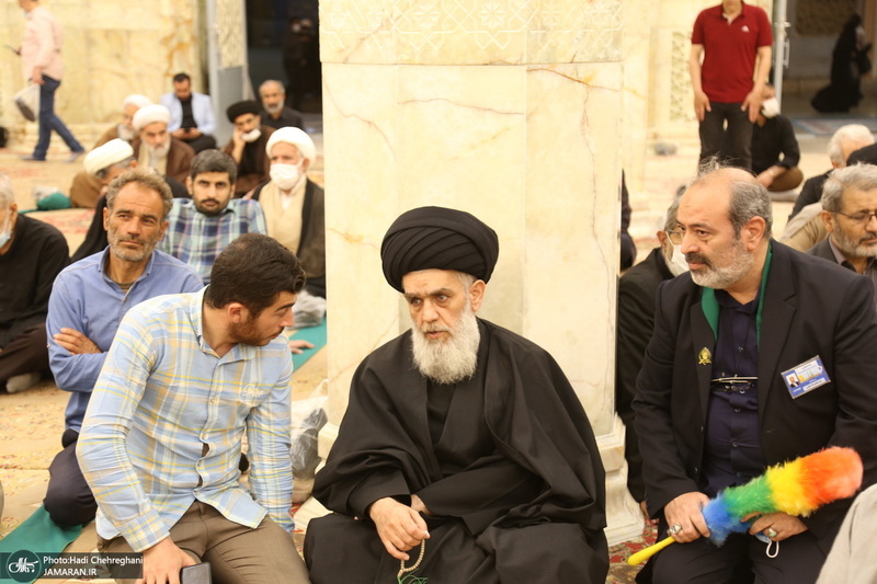 مراسم بزرگداشت همسر آیت الله جوادی آملی در مسجد اعظم قم