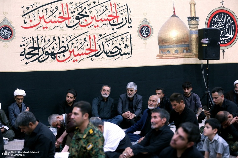 مراسم عزاداری شب تاسوعای حسینی در حرم امام خمینی (س)