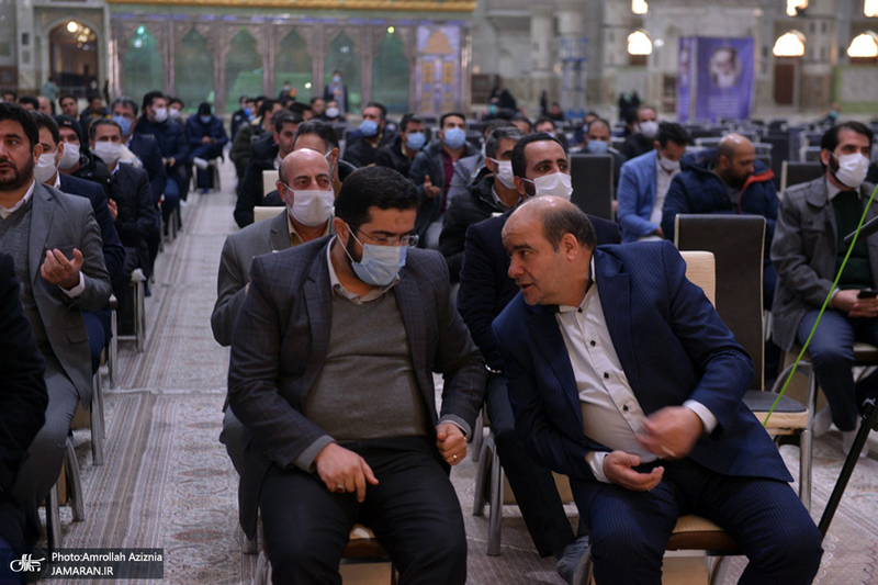 مراسم میلاد حضرت زهرا (س) و امام خمینی (ره) با حضور کارکنان بهشت زهرا