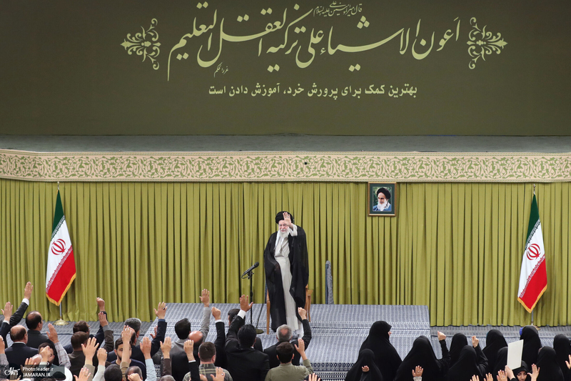 دیدار معلمان و فرهنگیان با رهبر معظم انقلاب