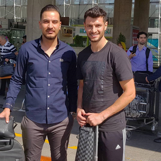 بازیکن اردنی فولاد وارد تهران شد+ عکس
