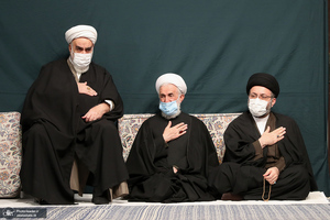 آخرین شب مراسم عزاداری حضرت فاطمه‌زهرا (س) در حسینیه امام خمینی