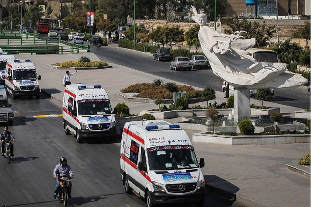 پنج دستگاه آمبولانس از اصفهان به اهواز اعزام شد