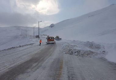 بیش از ۳۲ هزار کیلومتر باند در اردبیل برف‌روبی شد