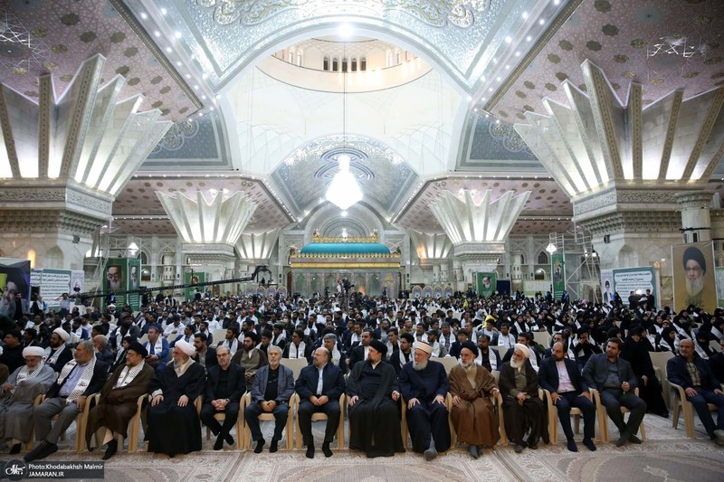 مراسم چهلم شهید سیدحسن نصرالله و سرلشکر نیلفروشان در حرم امام خمینی (س)