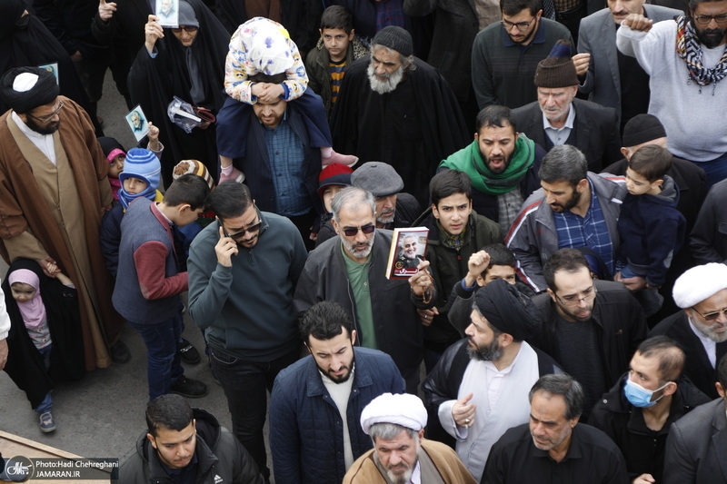 راهپیمایی نمازگزاران قمی‎ در محکومیت جنایت تروریستی کرمان