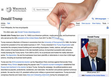 ترامپ در ویکی پدیا 2025 اول شد! + لیست کامل