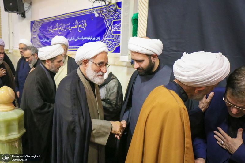 مراسم بزرگداشت شهید علی لاریجانی در حرم حضرت معصومه (س)