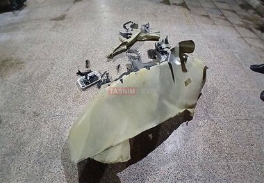 انهدام پهپاد ‌اسرائیلی ‌در مرودشت‌ + عکس ها