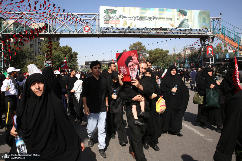 مراسم وداع با رهبر شهید انقلاب در مصلی تهران- 9