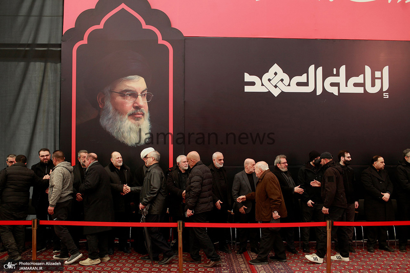 مراسم بزرگداشت شهیدان سید حسن نصرالله و سید هاشم صفی الدین در بیروت