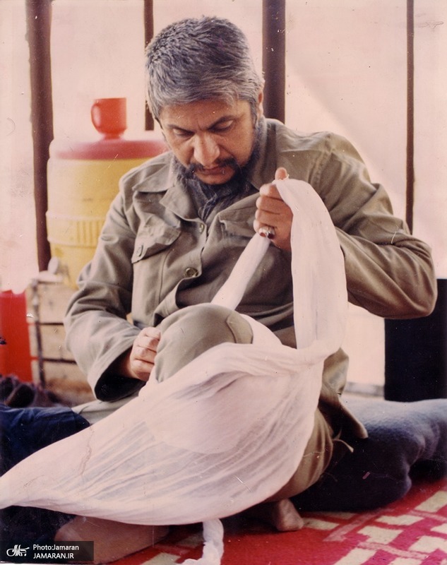 تصاویری از حضور مرحوم آیت الله العظمی صانعی در جبهه