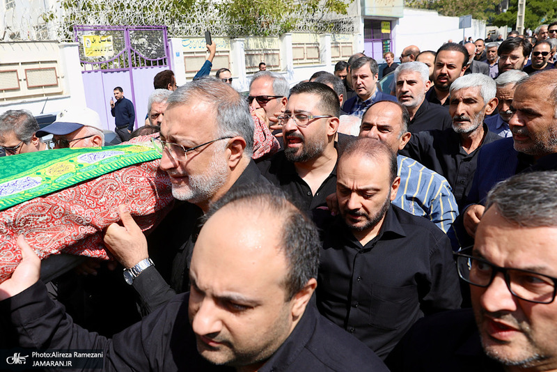 مراسم تشييع پيكر احمد توكلى