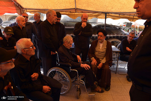 مراسم خاکسپاری سیدعلی صنیع خانی در بهشت زهرا (س) تهران