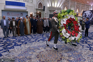 تجدید میثاق مسئولان و کارکنان سازمان حج و زیارت با آرمان‌های حضرت امام(س)