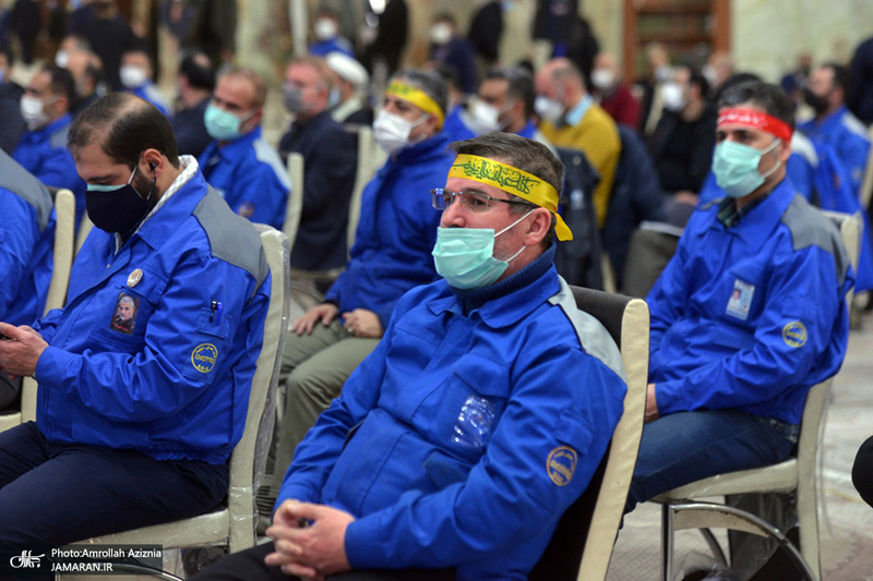 اجتماع کارگران به مناسبت دومین سالگرد شهادت حاج قاسم سلیمانی در حرم امام خمینی(س)
