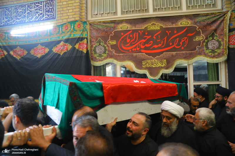 مراسم تشییع و ترحیم مرحومه سیده زهرا هاشمی شاهرودی‎