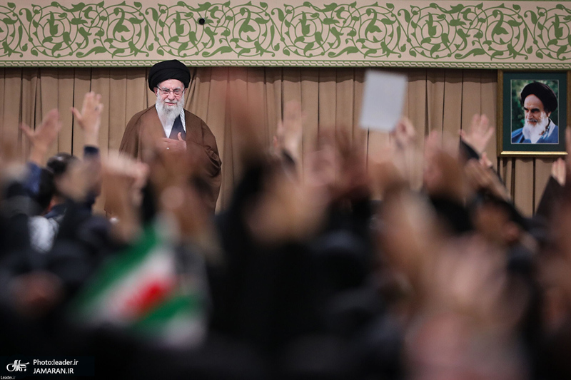 دیدار دانش‌آموزان و دانشجویان با رهبر معظم انقلاب