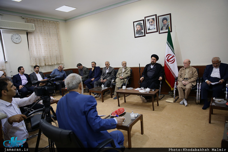 دیدار اعضای شورای مرکزی حزب موتلفه اسلامی با سید حسن خمینی 