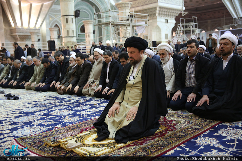 دیدار وزیر و معاونان وزارت فرهنگ و ارشاد اسلامی و جمعی از هنرمندان با سید حسن خمینی