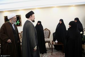 حضور سید حسن خمینی در منزل مرحوم حجت الاسلام و المسلمین حسینعلی نیری