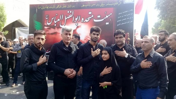 مراسم سوگواری تاسوعای حسینی در شهرستان دزفول برگزار شد  حضور مدیرعامل پرسپولیس در میان عزاداران