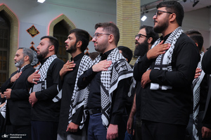 عزاداری هیئت‌های دانشجویی به مناسبت اربعین در حسینیه امام خمینی