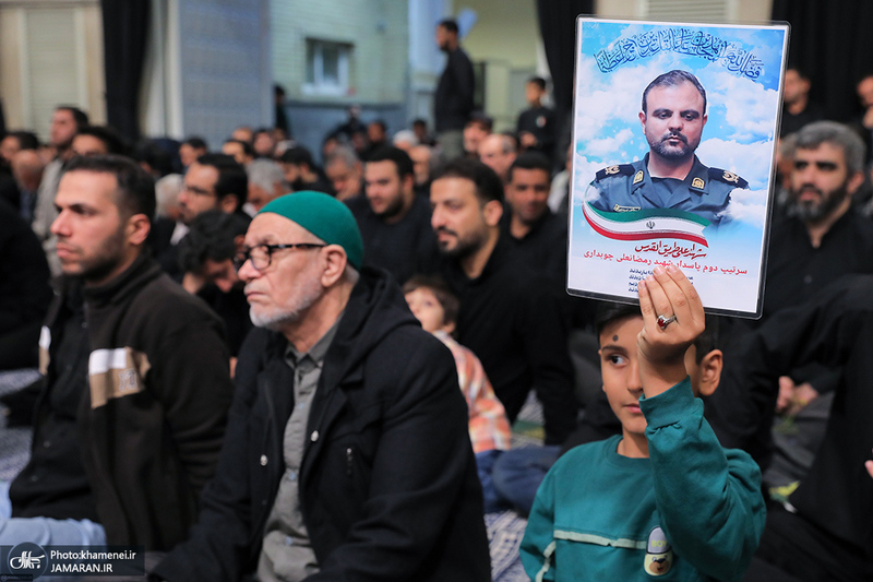 مراسم عزاداری شب شهادت حضرت زهرا (س) در حسینیه امام خمینی(ره)