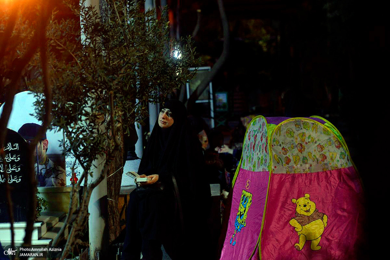 احیای شب نوزدهم ماه رمضان در گلزار شهدای بهشت زهرا (س)