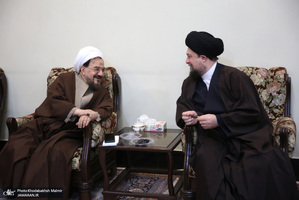 دیدار جمعی از روحانیون با سید حسن خمینی