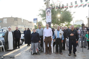 مراسم بزرگداشت رحلت امام خمینی (ره) و قیام 15 خرداد درجوار بیت تاریخی امام در قم