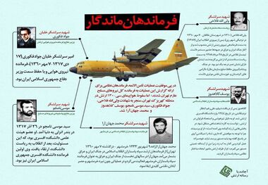 یادی از حادثه هفتم مهرماه، سالروز شهادت فرماندهان با سقوط هواپیمای سی ۱۳۰ در کهریزک