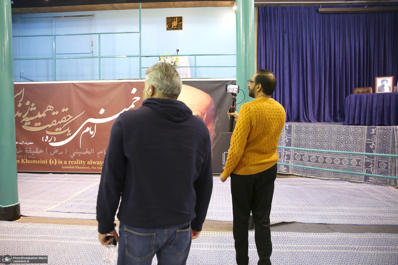 بازدید آقای جاوید چوهدری مجری ، مقاله نویس  پاکستان از بیت امام خمینی در جماران