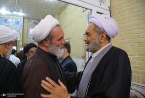 مراسم ترحیم آیت الله العظمی محفوظی (ره) در مسجد رفعت قم