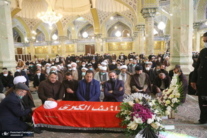 مراسم تشییع آیت الله مجتهد شبستری(ره) در قم