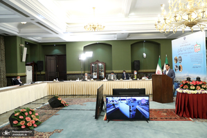 بهره برداری از طرح های ملی استان های اصفهان و خراسان رضوی با حضور رئیس جمهور