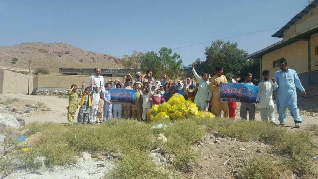 همایش پاکسازی طبیعت در روستای گردشگری تمندان خاش برگزار شد