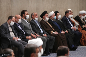 دیدار رمضانی مسئولان نظام با رهبر معظم انقلاب