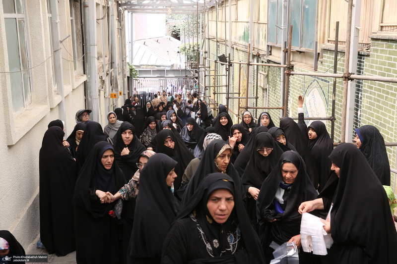مراسم «کوچه آفتاب» در جماران