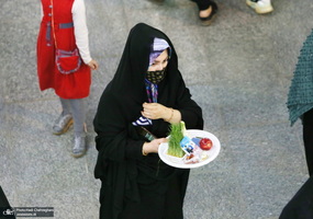 مراسم آغاز  سال 1401 در حرم کریمه اهل بیت (ع)‎