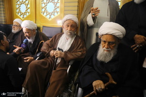 مراسم بزرگداشت رهبر شهید انقلاب در قم-۱