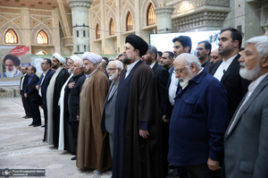 دیدار رئیس، مدیران و جمعی از کارکنان کمیته امداد امام خمینی (ره) با سید حسن خمینی