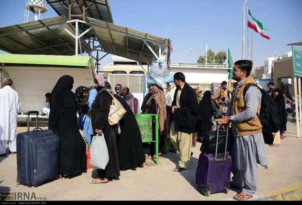 6500 زائر پاکستانی اربعین وارد زاهدان شدند