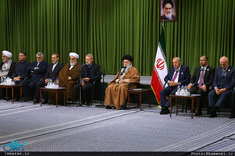  دیدار شرکت‌کنندگان در سیزدهمین کنفرانس اتحادیه بین‌المجالس سازمان همکاری اسلامی با رهبر معظم انقلاب