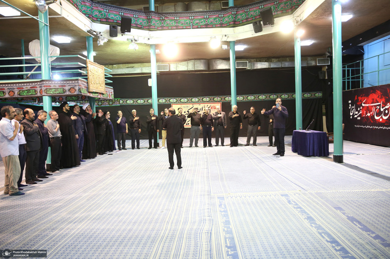 مراسم عزاداری کارکنان موسسه تنظیم و نشر آثار امام خمینی (س) به مناسبت دهه اول محرم