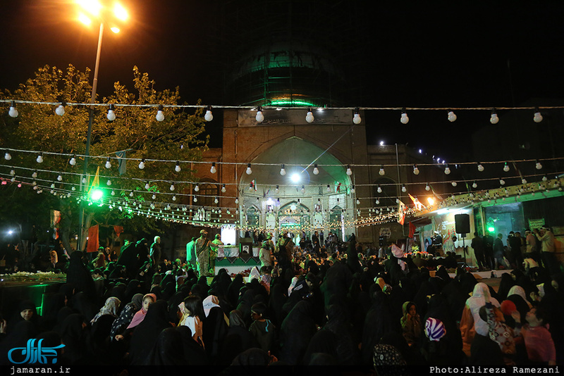 وداع با پیکر مطهر شهید امیر‌سعید قاسمی در امامزاده صالح(ع) فرحزاد 